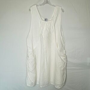 Complet Lino White Linen Lagenlook Unique Art Teacher Size Large